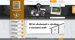 Desktop Screenshot of inoxdesign.cz