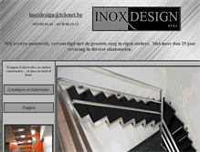 Tablet Screenshot of inoxdesign.be