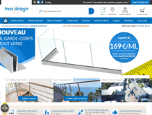 Tablet Screenshot of inoxdesign.fr